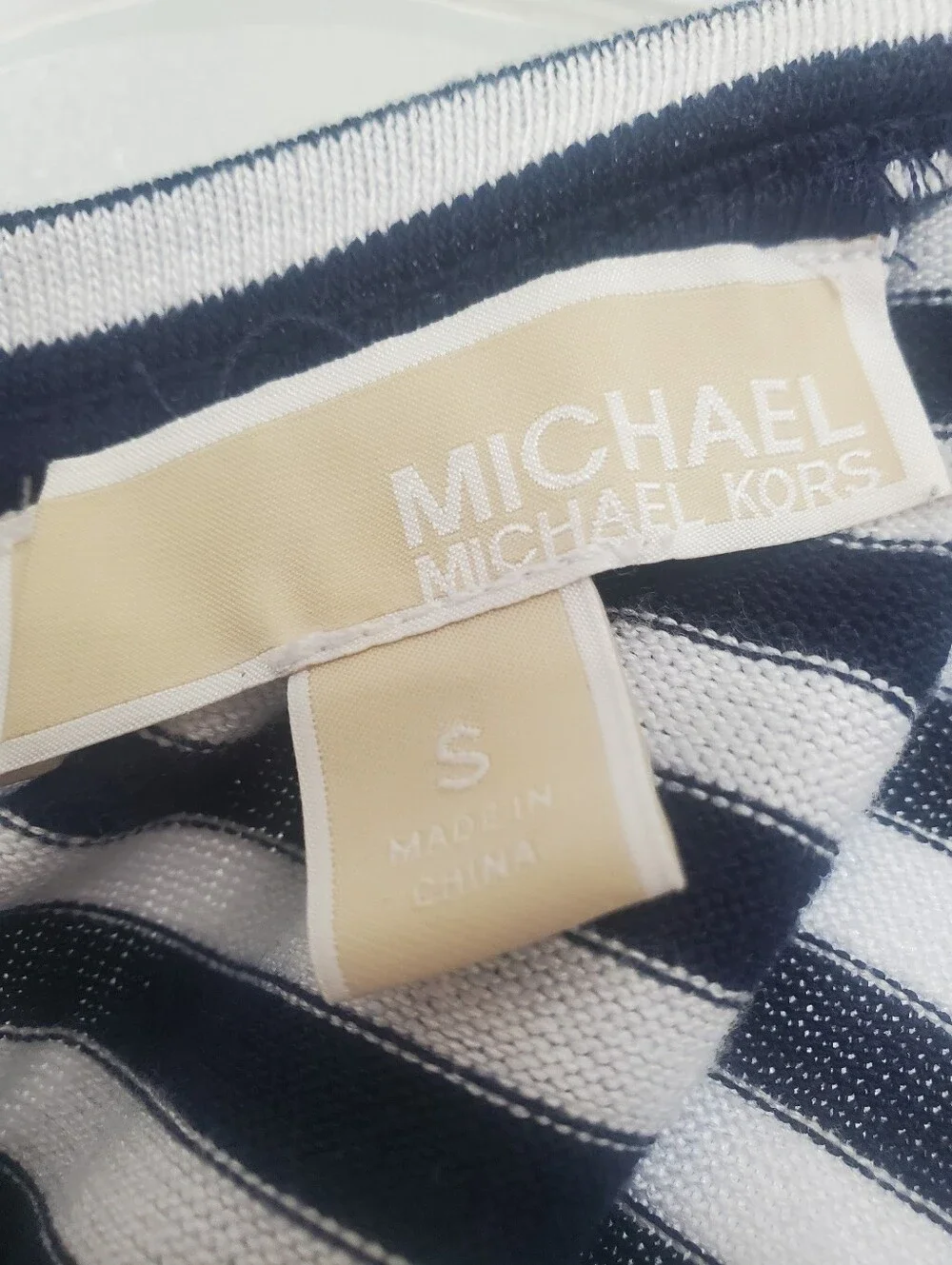 Michael Kors Navy and White Dress